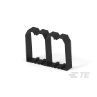 Te Entrelec - Support de fil pour goulotte, 120x80mm, Noir