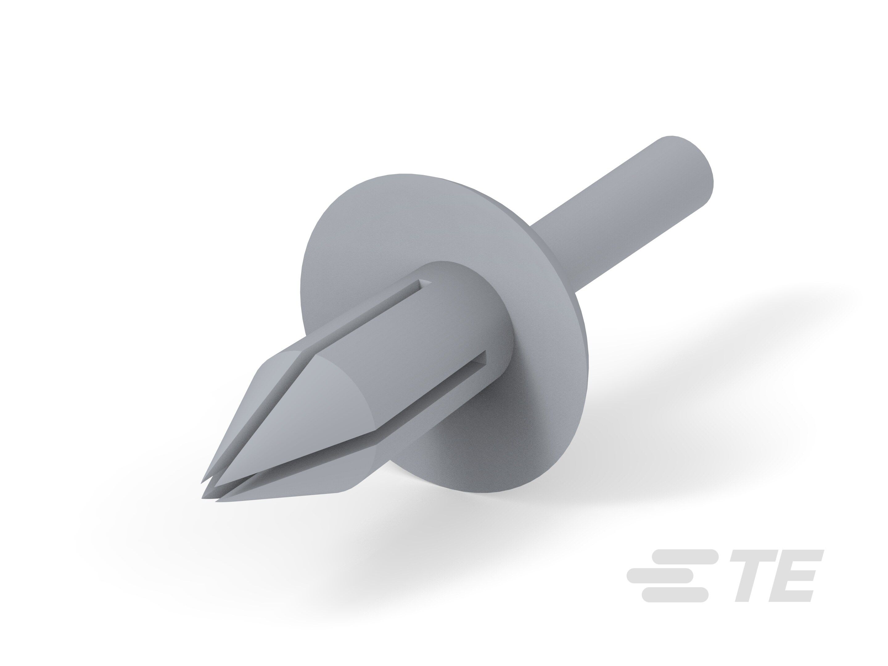Te Entrelec - Rivets pour fixation goulotte, 6.5mm, Gris