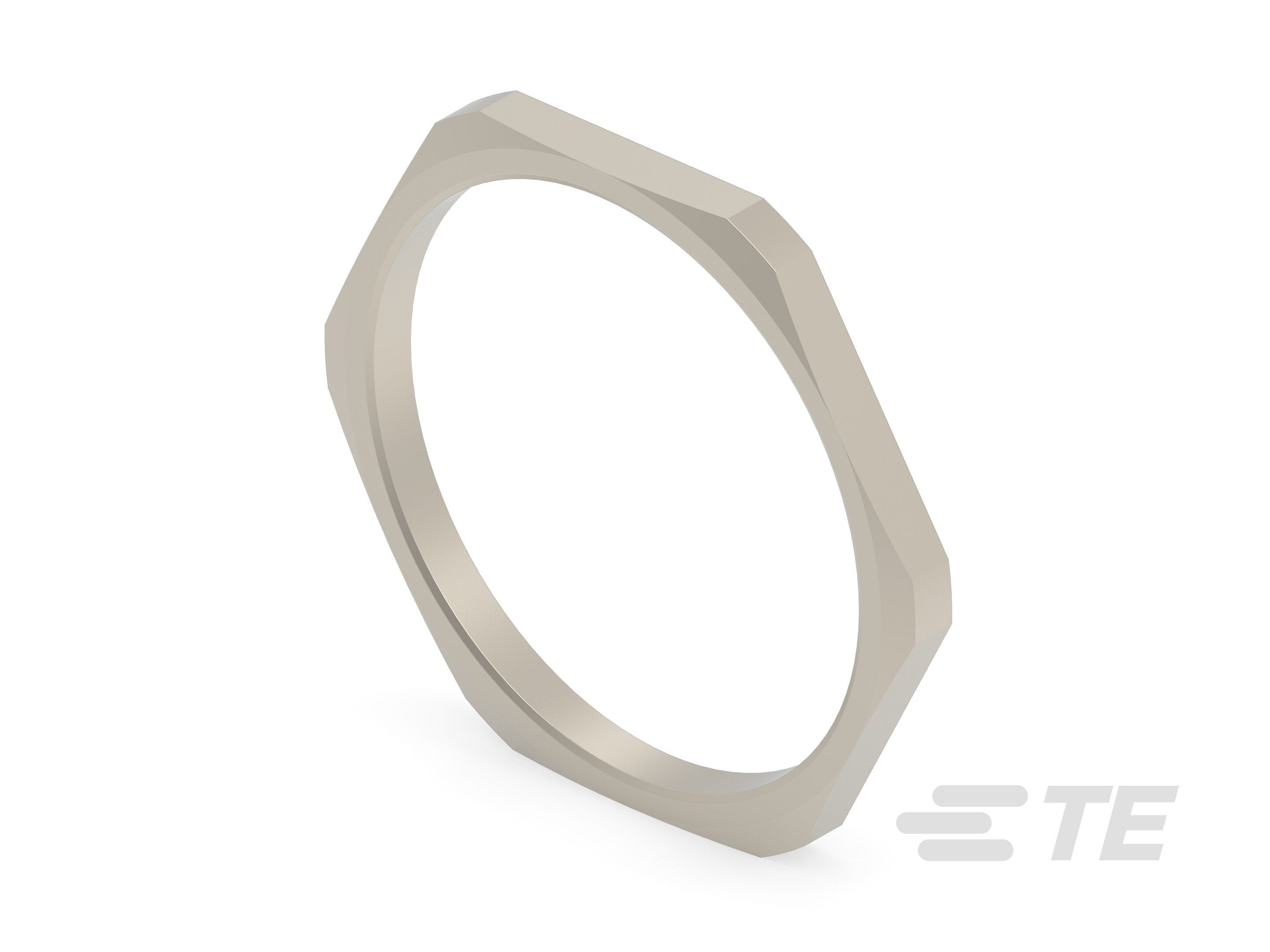 Te Entrelec - Accessoire pour PE : contre-écrou, filetage PG, Laiton nickelé