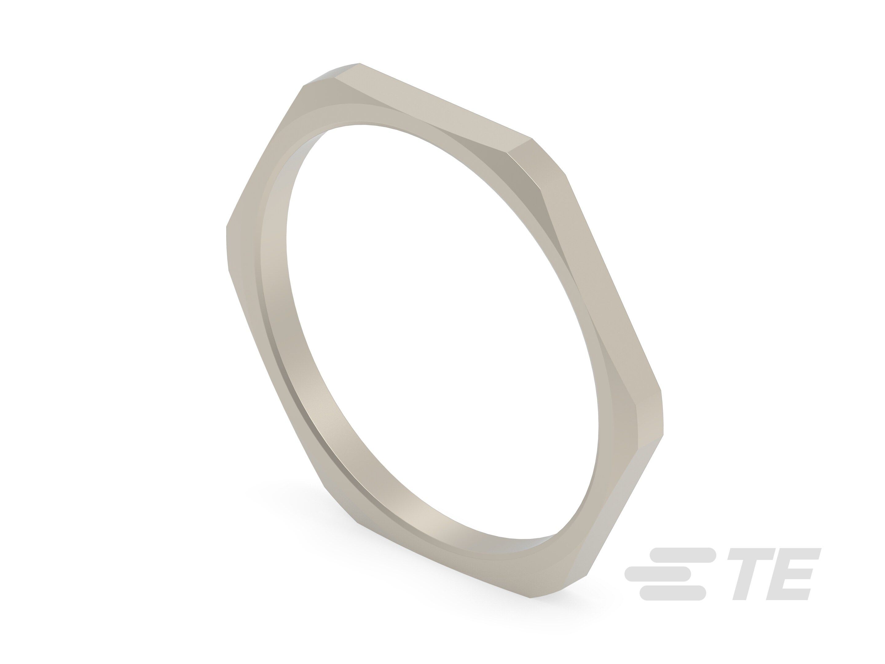 Te Entrelec - Accessoire pour PE : contre-écrou, filetage PG, Laiton nickelé