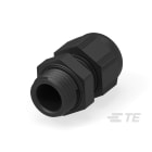 Te Entrelec - Presse-étoupe avec contre-écrou, filetage PG, polyamide, noir (Taille A)