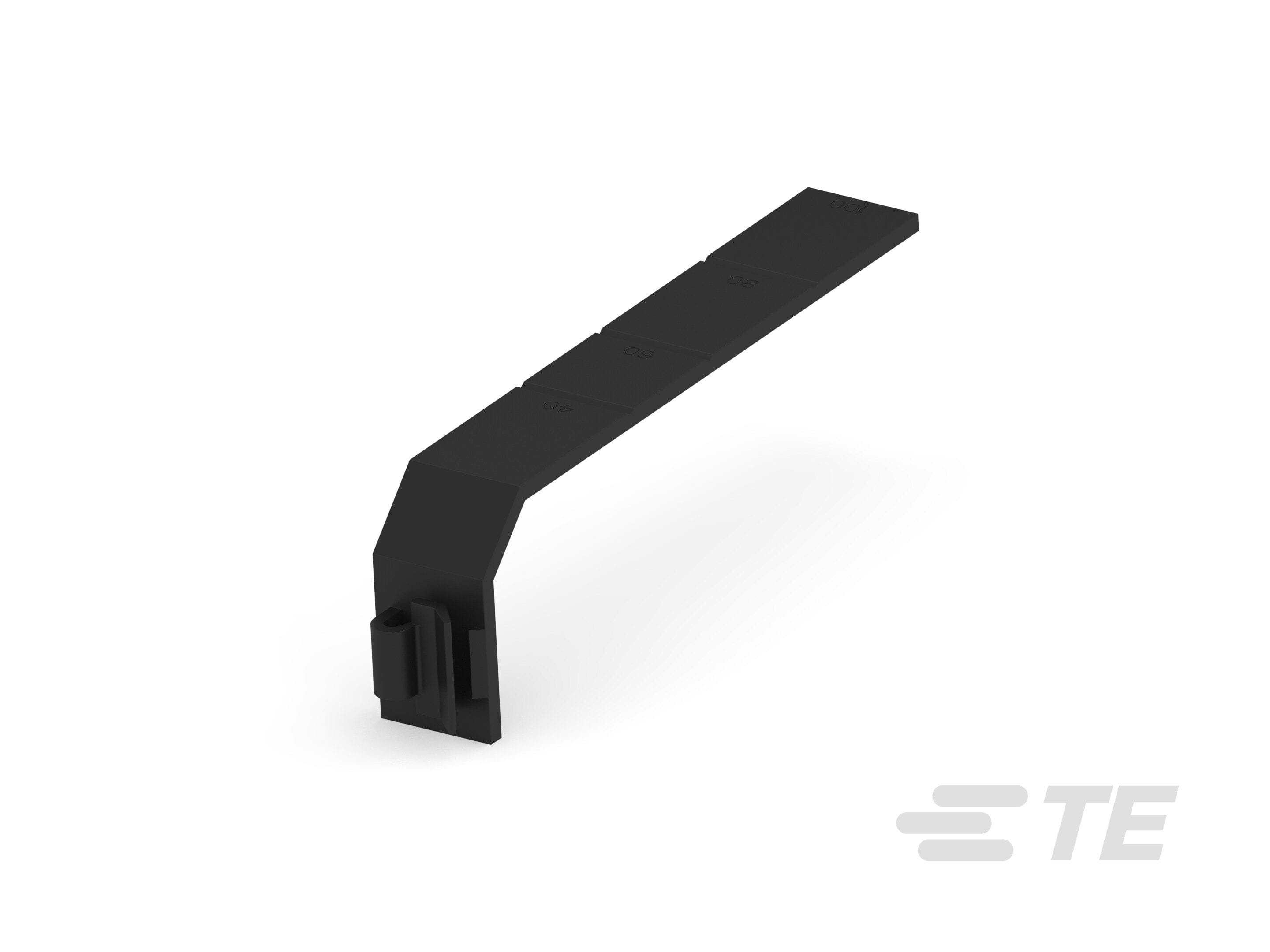 Te Entrelec - Support câble, accessoire goulotte, Noir