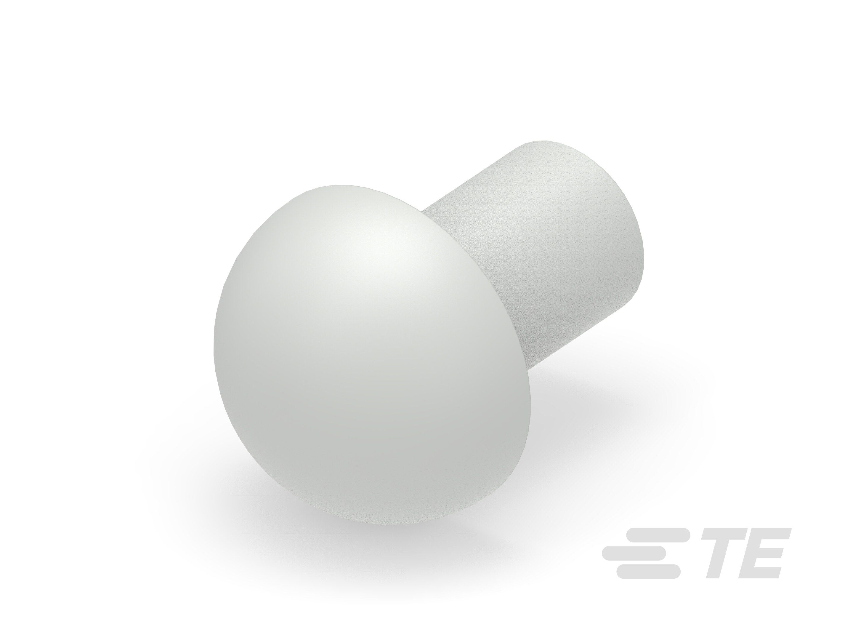 Te Entrelec - Bouchon dôme EP-DOP en polyamide, taille16, diam. 8,5, Gris clair
