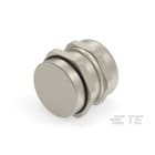 Te Entrelec - Presse-étoupe (sans contre-écrou), filetage métrique, Laiton nickelé (Taille F)