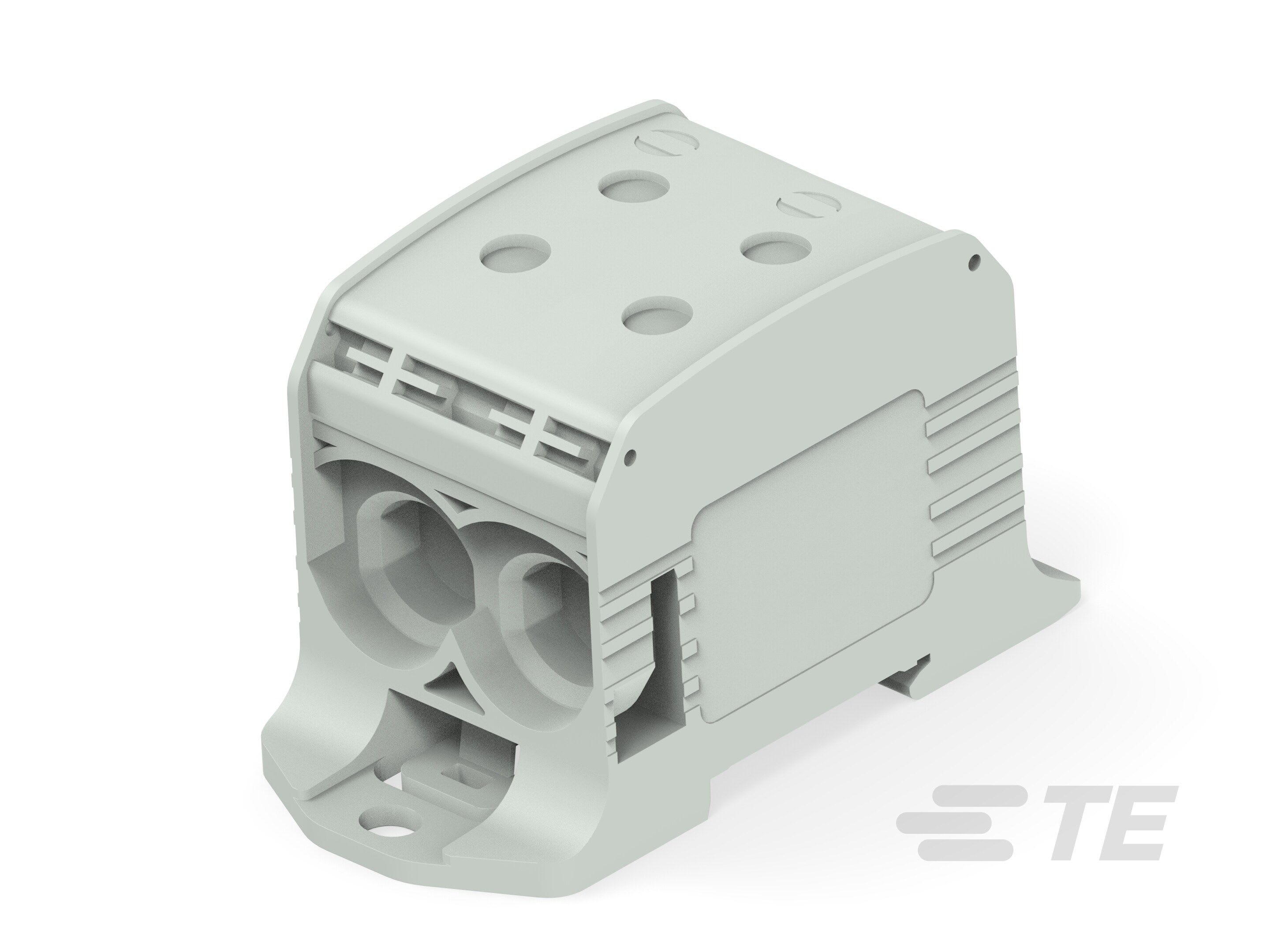 Te Entrelec - Bloc de jonction de puissance compact bipolaire, section 95 mm², gris