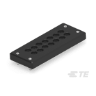 Te Entrelec - Presse-étoupe, plaques de 14 entrées, polyamide, noir