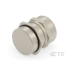 Te Entrelec - Presse-étoupe (sans contre-écrou), filetage métrique, Laiton nickelé (Taille D)