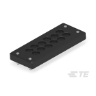 Te Entrelec - Presse-étoupe, plaques de 12 entrées, polyamide, noir