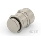 Te Entrelec - Presse-étoupe CEM2 , filetage métrique, Laiton nickelé (Taille C)
