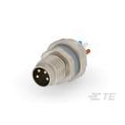 Te Entrelec - Connecteur M8, Mâle, Alliage cuivre, Polyamide 67 GF30,Noir