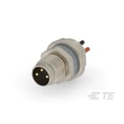 Te Entrelec - Connecteur M8, Mâle, Alliage cuivre, Polyamide 67 GF30,Noir