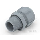 Te Entrelec - Presse-étoupe (sans contre-écrou), filetage métrique, polyamide, gris (Taille F)