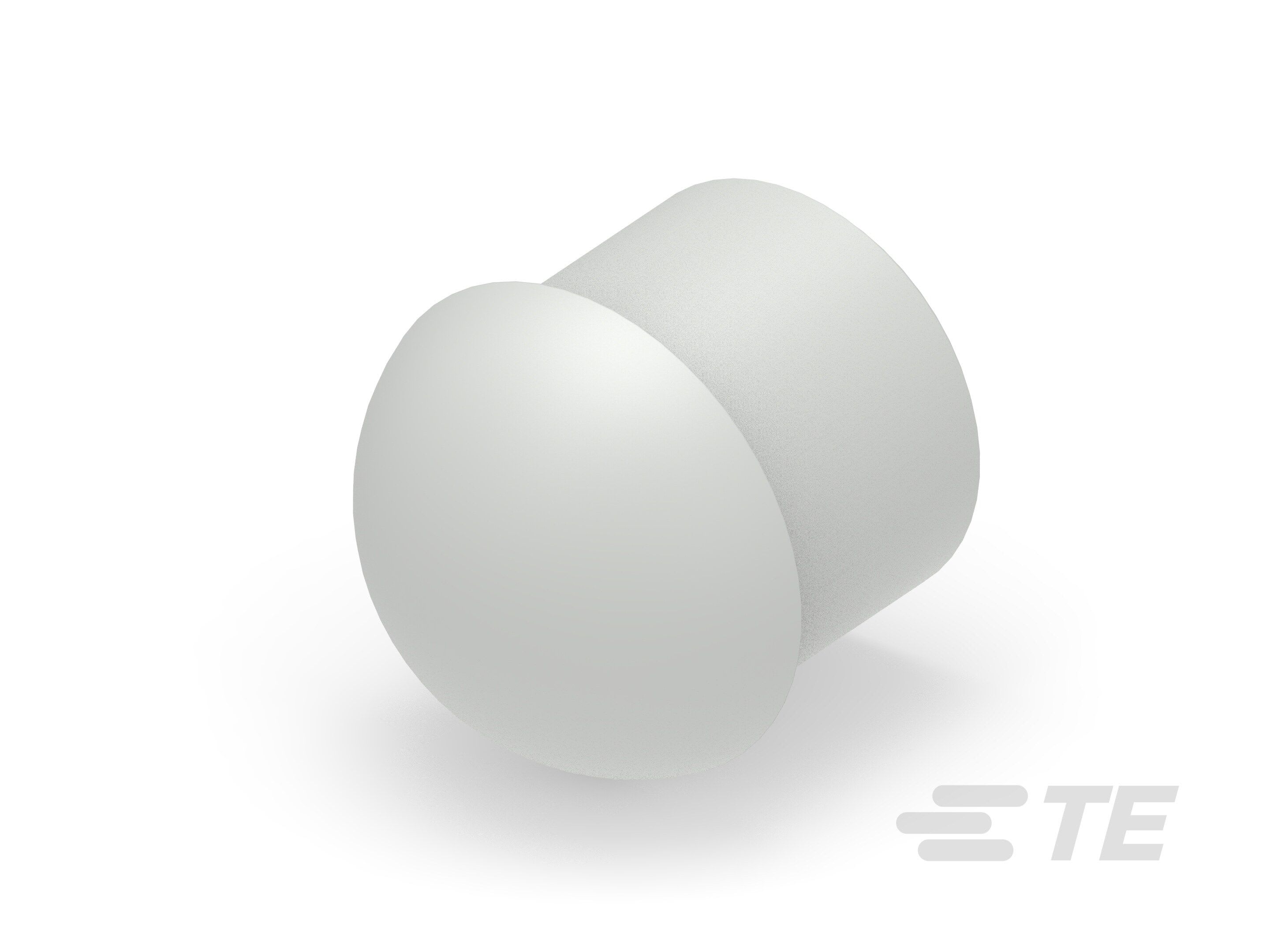 Te Entrelec - Bouchon dôme EP-DOP en polyamide, taille 24, diam. 20,4, Gris clair