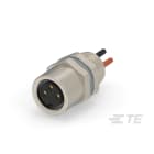 Te Entrelec - Connecteur M8,Femelle, Alliage cuivre, Polyamide 67 GF30,Noir