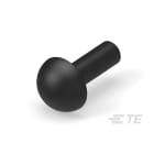 Te Entrelec - Bouchon dôme EP-DOP en polyamide, taille 9, diam. 4, Noir