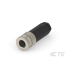 Te Entrelec - Connecteur M8,Femelle, PBT, Polyamide 66 GF25,Noir