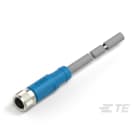 Te Entrelec - Cordons simples, Femelle, M8 Queue de cochon, Droit, Gris