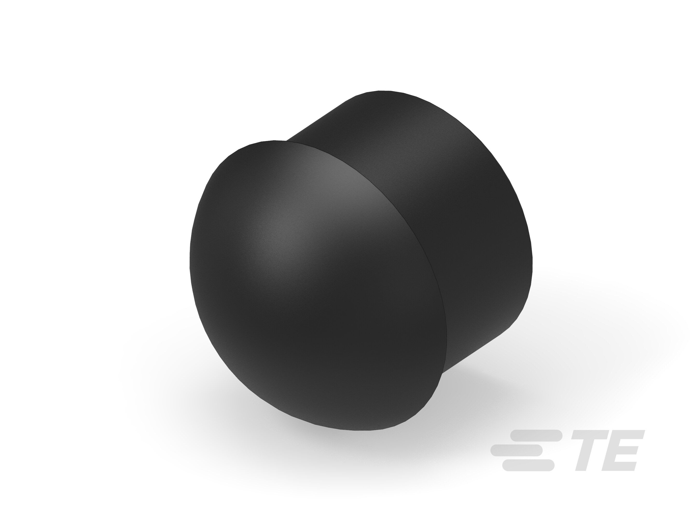 Te Entrelec - Bouchon dôme EP-DOP en polyamide, taille 29, diam. 25, Noir