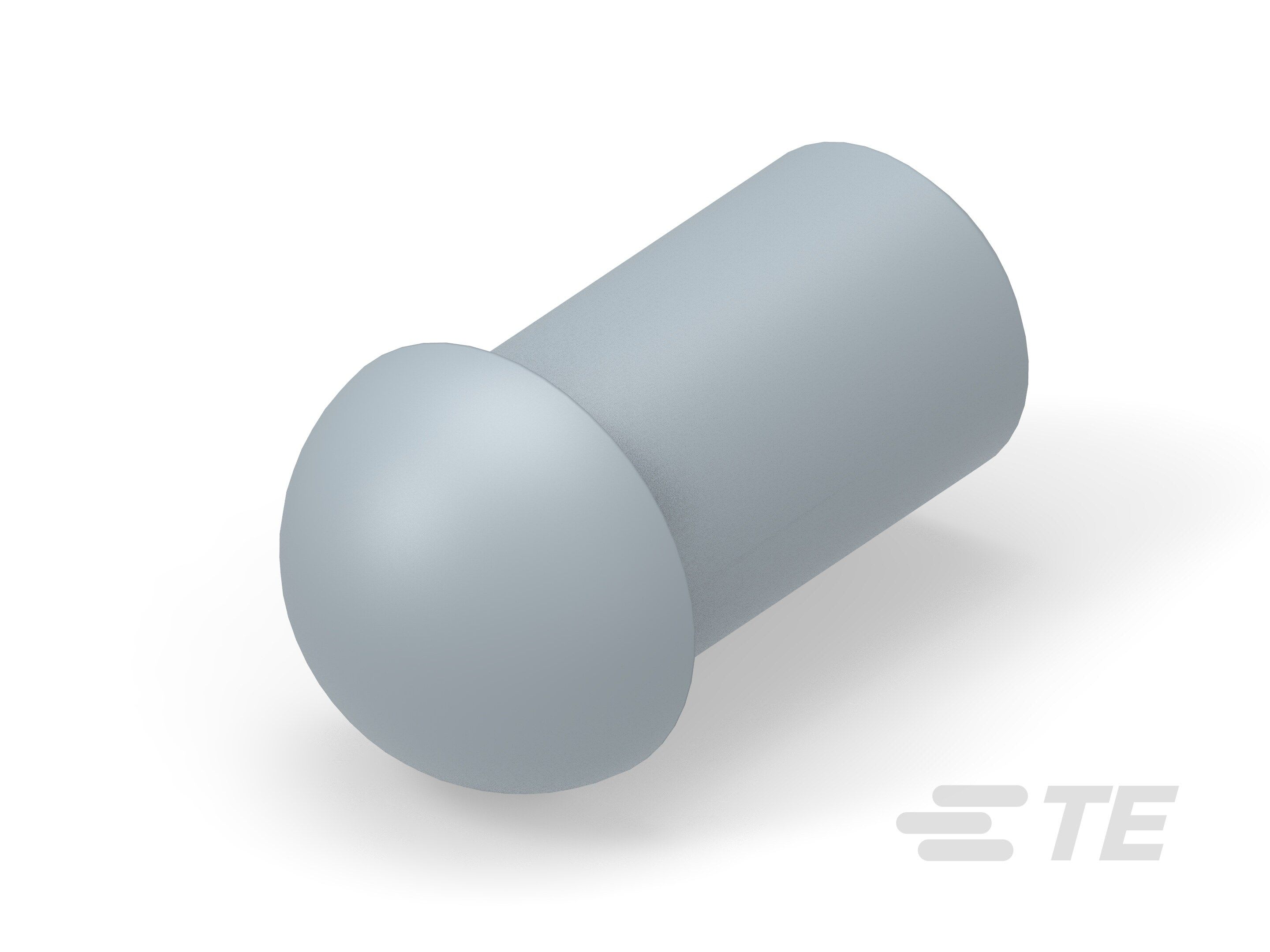 Te Entrelec - Bouchon dôme EP-DOP en polyamide, taille 11, diam. 8, Gris