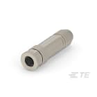 Te Entrelec - Connecteur M8,Femelle, Laiton, Polyamide 66 GF25,Noir