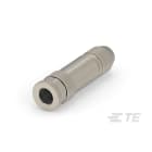 Te Entrelec - Connecteur M8,Femelle, Laiton, Polyamide 66 GF25,Noir