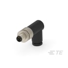 Te Entrelec - Connecteur M8, Mâle, PBT, Polyamide 66 GF25,Noir