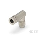 Te Entrelec - Connecteur M8,Femelle, Laiton, Polyamide 66 GF25,Noir