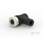 Te Entrelec - Connecteur Femelle, M12, PBT, Polyamide 66 GF25,Noir