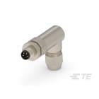 Te Entrelec - Connecteur M8, Mâle, Laiton, Polyamide 66 GF25,Noir