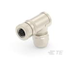 Te Entrelec - Connecteur Femelle, M12, Alliage cuivre, Polyamide 66 GF25,Noir