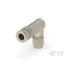 Te Entrelec - Connecteur M8,Femelle, Laiton, Polyamide 66 GF25,Noir