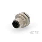 Te Entrelec - Connecteur Mâle, M12, Alliage cuivre, Polyamide,Noir