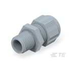 Te Entrelec - Presse-étoupe (sans contre-écrou), filetage métrique, polyamide, gris (Taille J)