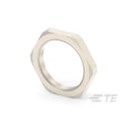 Te Entrelec - Accessoire pour PE : contre-écrou, filetage métrique, Laiton nickelé