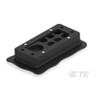 Te Entrelec - Presse-étoupe, plaques de 10 entrées, polyamide, noir