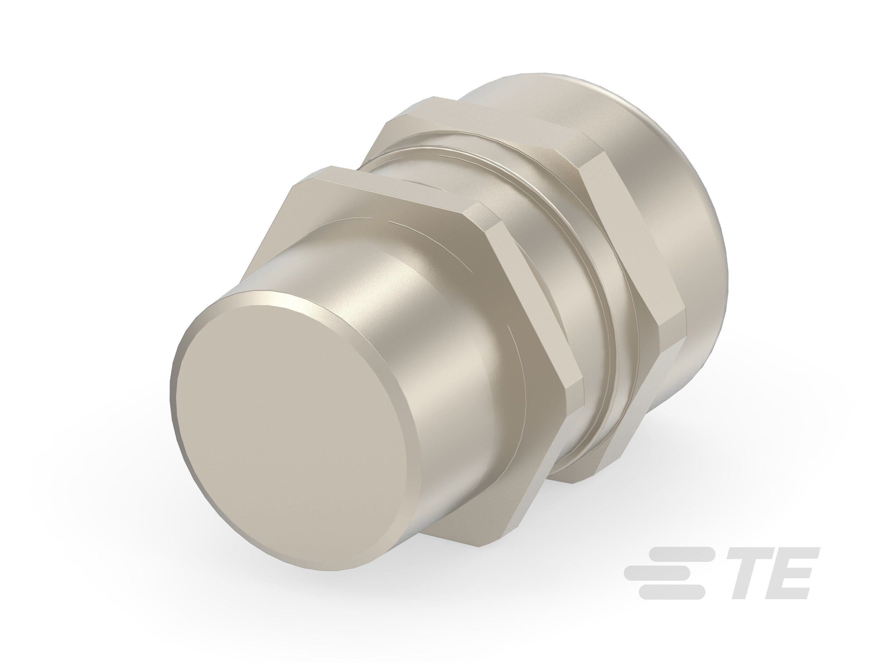 Te Entrelec - Presse-étoupe avec contre-écrou, filetage NPT, Laiton nickelé (Taille A)