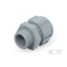 Te Entrelec - Presse-étoupe (sans contre-écrou), filetage métrique, polyamide, gris (Taille H)