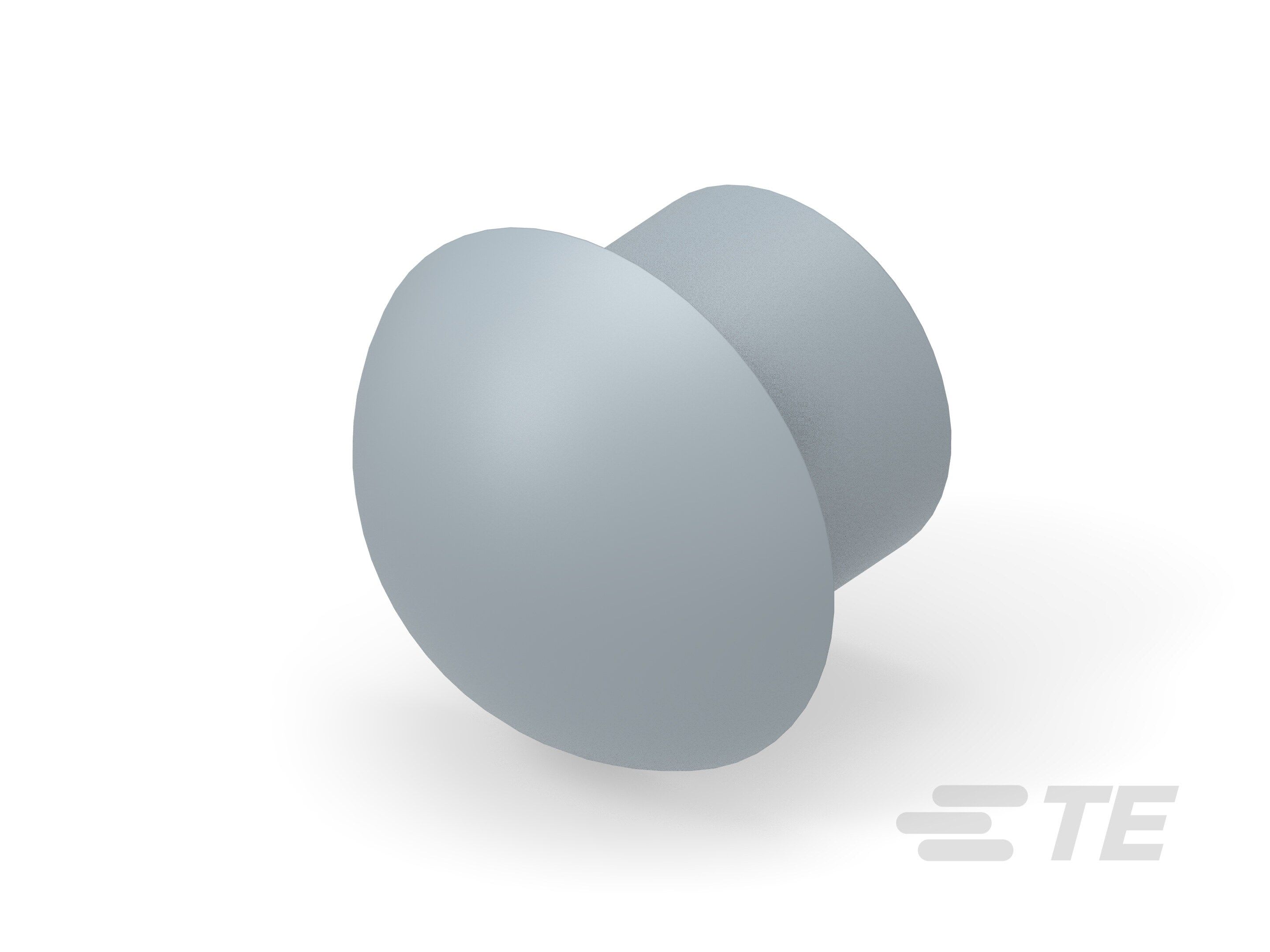 Te Entrelec - Bouchon dôme EP-DOP en polyamide, taille 29, diam. 19,7, Gris