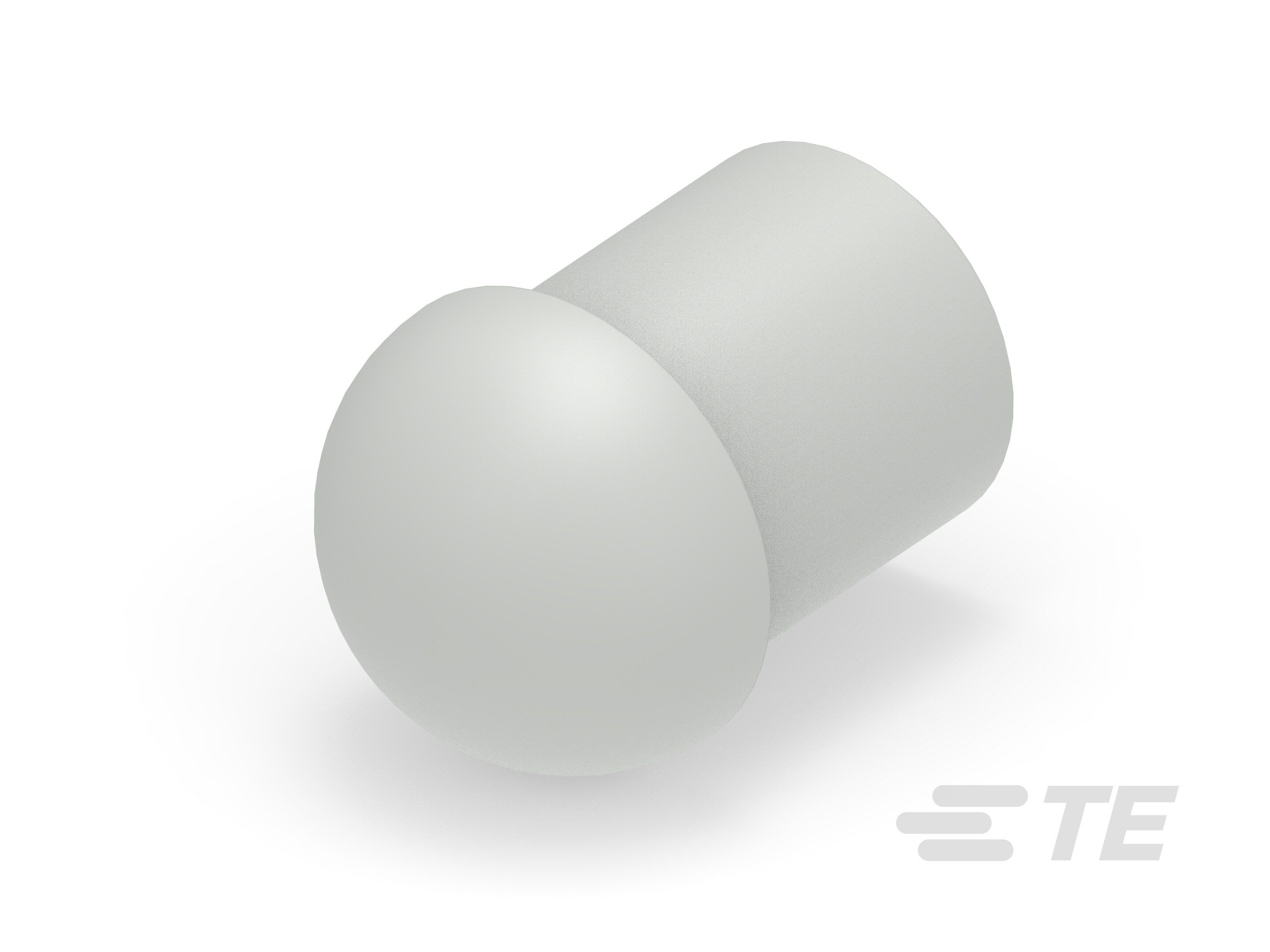 Te Entrelec - Bouchon dôme EP-DOP en polyamide, taille16, diam. 13, Gris clair