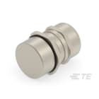 Te Entrelec - Presse-étoupe (sans contre-écrou), filetage métrique, Laiton nickelé (Taille F)