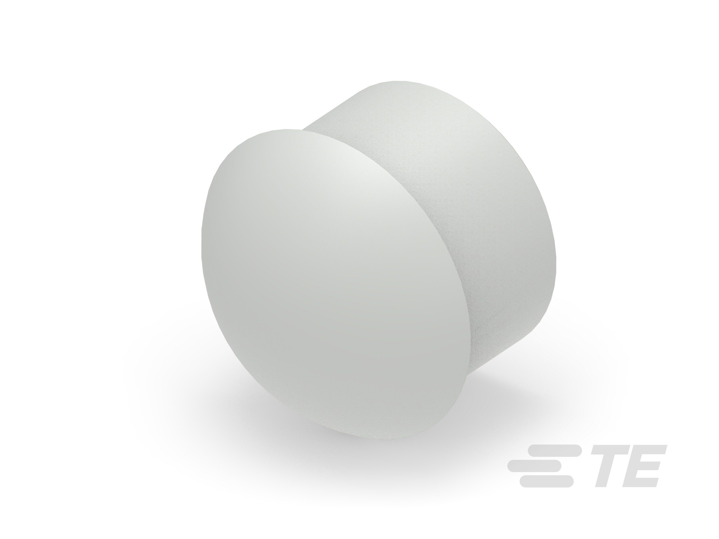 Te Entrelec - Bouchon dôme EP-DOP en polyamide, taille 32, diam. 27,3, Gris clair