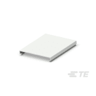 Te Entrelec - Capot pour goulotte, largeur 80mm,PC/ABS,Resistante au feu, sans halogène, Gris