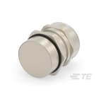 Te Entrelec - Presse-étoupe avec contre-écrou, filetage métrique, Laiton nickelé (Taille B)