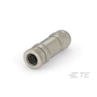 Te Entrelec - Connecteur Femelle, M12, Alliage cuivre, Polyamide 66 GF25,Noir
