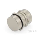 Te Entrelec - Presse-étoupe (sans contre-écrou), filetage métrique, Laiton nickelé (Taille D)