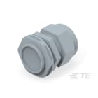 Te Entrelec - Presse-étoupe avec contre-écrou, filetage métrique, polyamide, gris (Taille D)