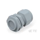 Te Entrelec - Presse-étoupe avec contre-écrou, filetage métrique, polyamide, gris (Taille B)