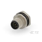Te Entrelec - Connecteur Mâle, M12, Alliage cuivre, Polyamide 66 GF25,Noir