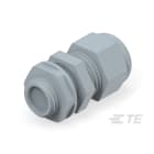 Te Entrelec - Presse-étoupe avec contre-écrou, filetage métrique, polyamide, gris (Taille E)