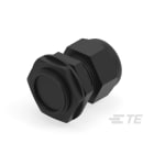 Te Entrelec - Presse-étoupe avec contre-écrou, filetage métrique, polyamide, noir (Taille E)